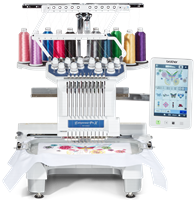 Click to Enlarge - Brother PR1055X 10-Needle Embroidery Machine
