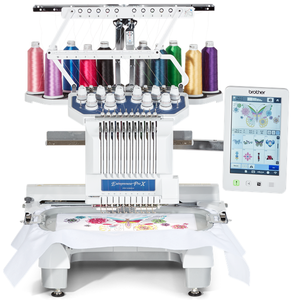 Brother PR1055X 10-Needle Embroidery Machine