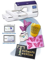 Click to Enlarge - Brother Single Needle Embroidery Machines
