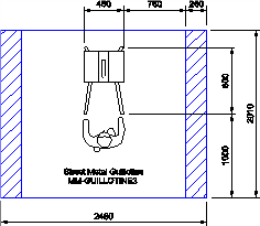 Gabro 2M2/3M2 Guillotine CAD Drawing