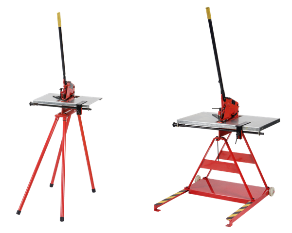 Gabro Guillotines with Stands: 2M2 (left) 3M2 (right)