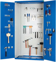 Click to Enlarge - Bott Cubio Cupboard with Perfo Interior (Shown with Perfo Tool Hooks and tools supplied seperately)