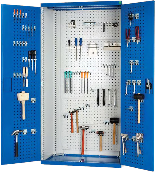 Bott Cubio Cupboard with Perfo Interior(Shown with Perfo Tool Hooks and tools supplied seperately)