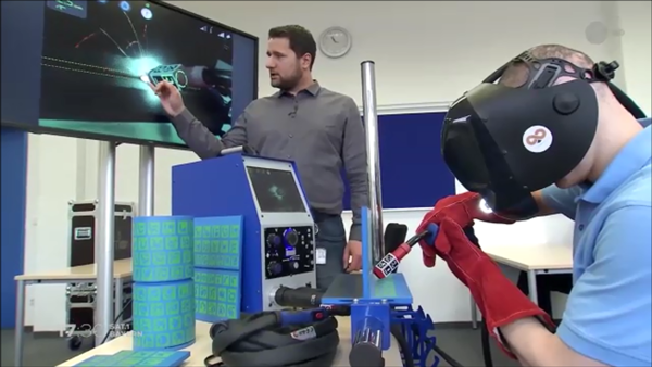 Augmented Reality Welding Simulation System