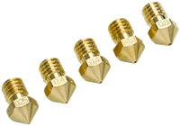 Click to Enlarge - Mixed Pack of 5 Nozzles for Ultimaker 2+