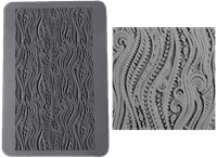 Click to Enlarge - Large Rollable Texture Tile - Tribal Vines
