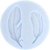 Click to Enlarge - Silicone Mould Feather Designs