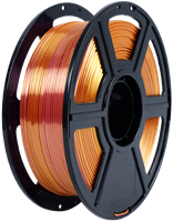 Click to Enlarge - Dual Silk PLA Filament - Gold and Rose