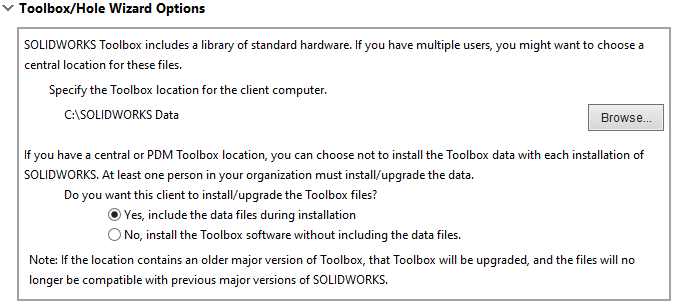 Installing SOLIDWORKS Network Edition using an Administrative Image