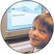 Child Using Software
