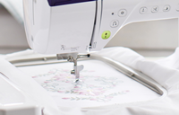 Click to Enlarge - NV2600: Large Embroidery Area