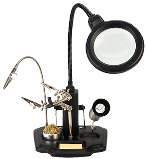 Anvil Helping Hand LED Magnifier Lamp
